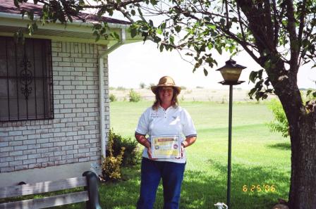 Photograph from the autobiography of Debra Justice, page 11
