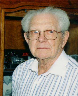 Photograph from the biography of Dick McCoy, page 1