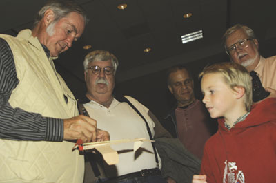 Photograph from the biography of Elbert Burt Rutan, page 4