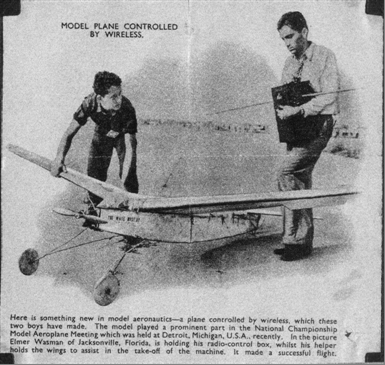Photograph from the biography of Elmer Wasman, page 10