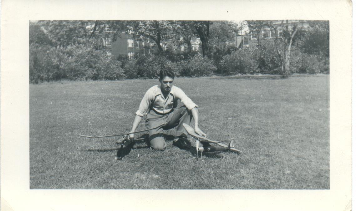 Photograph from the biography of Harold (Hal) Parenti, page 3